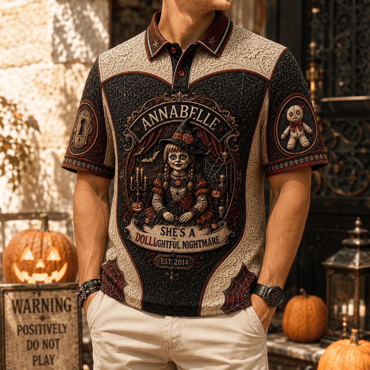 PREMIUM ANBL EMBOSS POLO SHIRT HQH