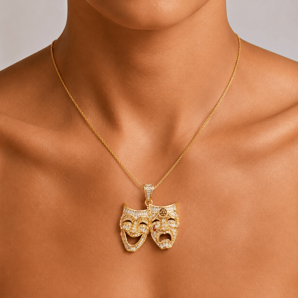 MTLC Solid Gold Chain with Diamond Pendant BMD