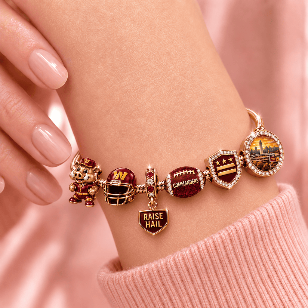 WCD Rose Gold Charm Bracelet Set TMH