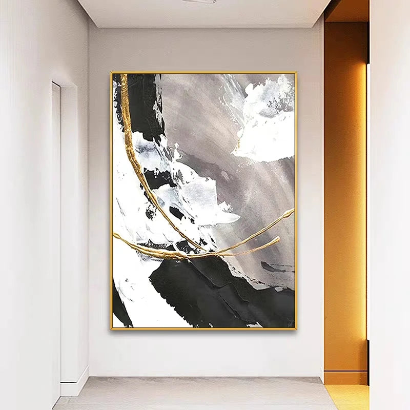 Modern Paintings 100% Hand Painted Abstract Landscape Oil Painting On Canvas For Living Room Decortion No Framed Art